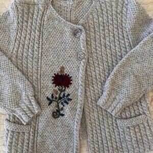 German Cable Knit Cardigan